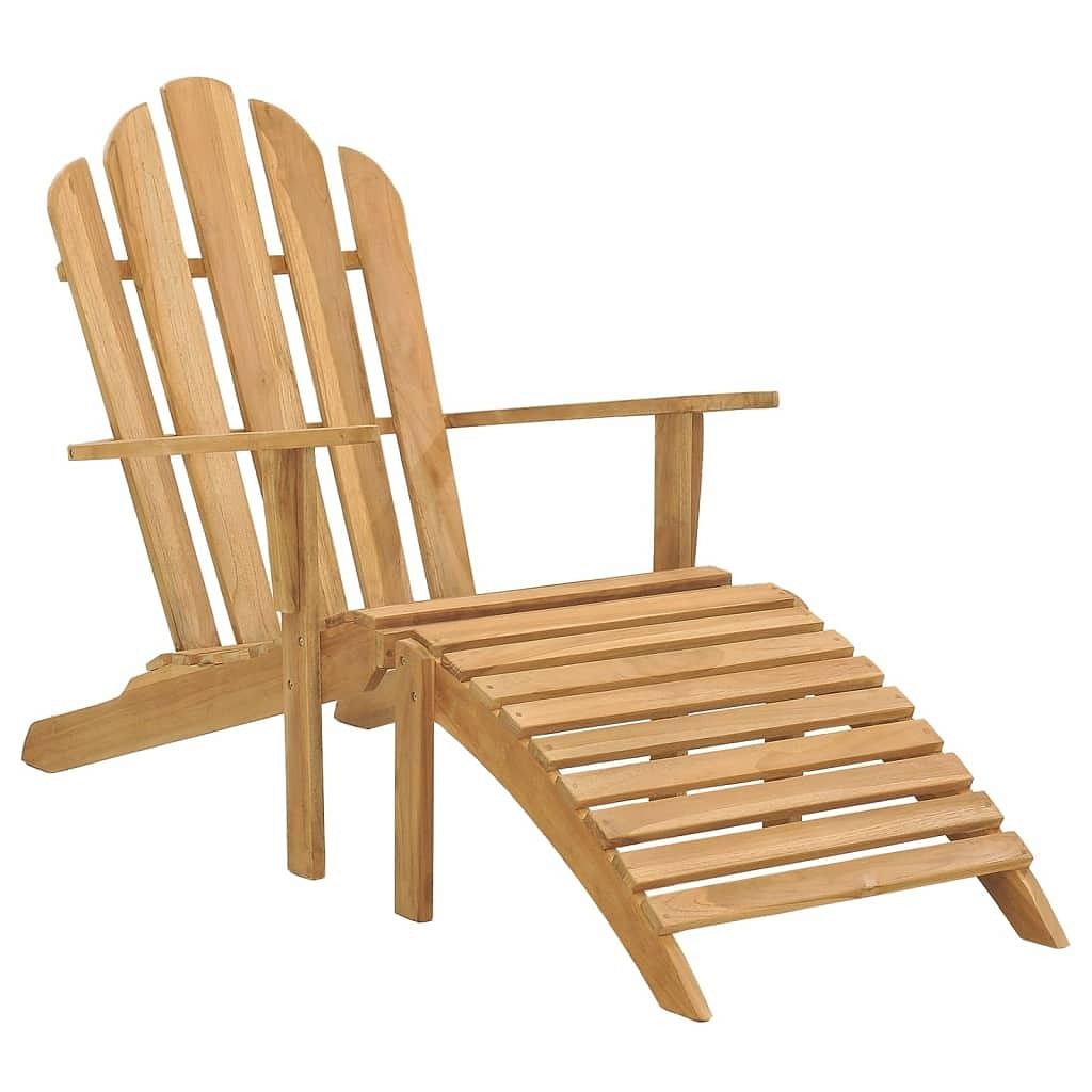Garden chair teak solid teak wood standard ergonomic