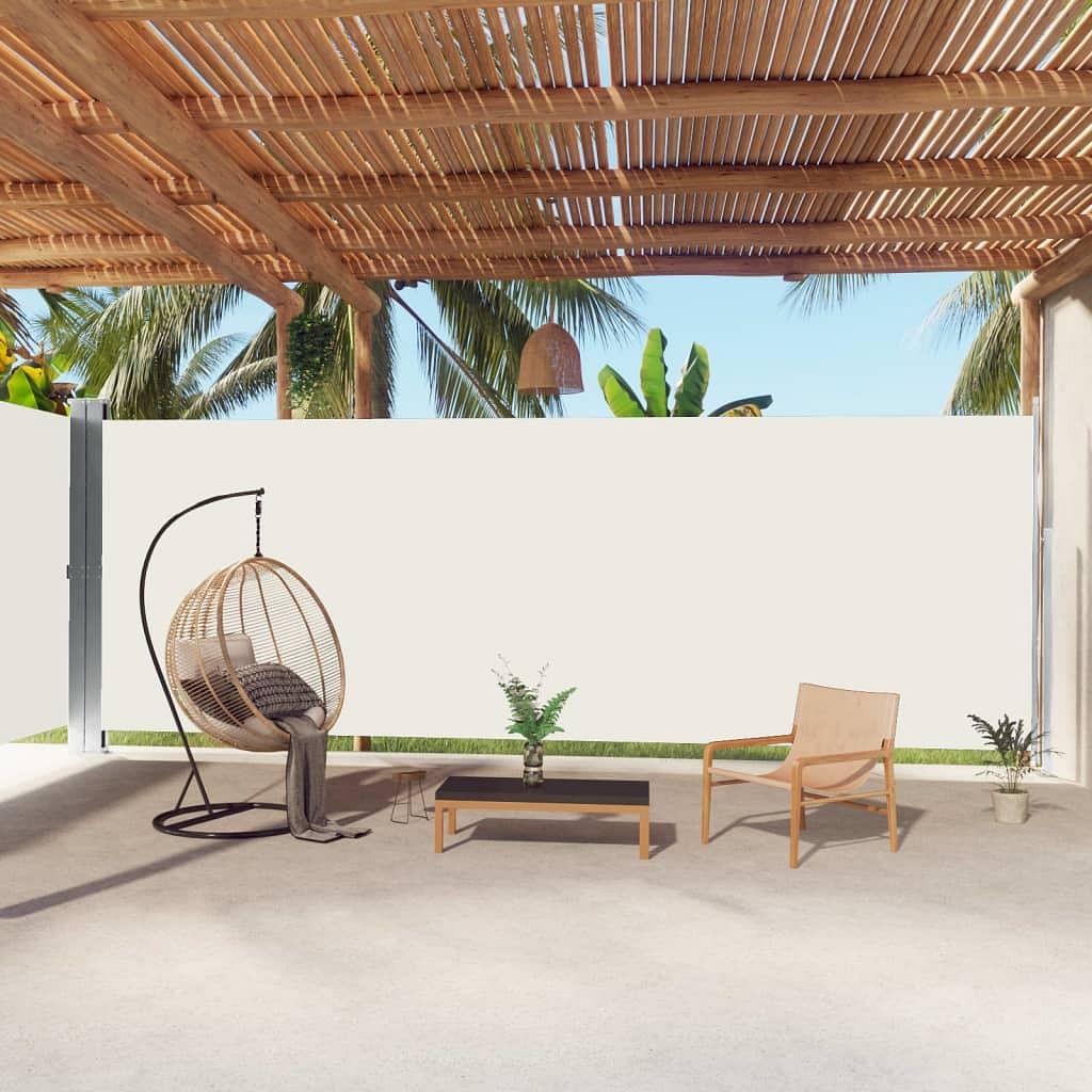 Side awning cream
