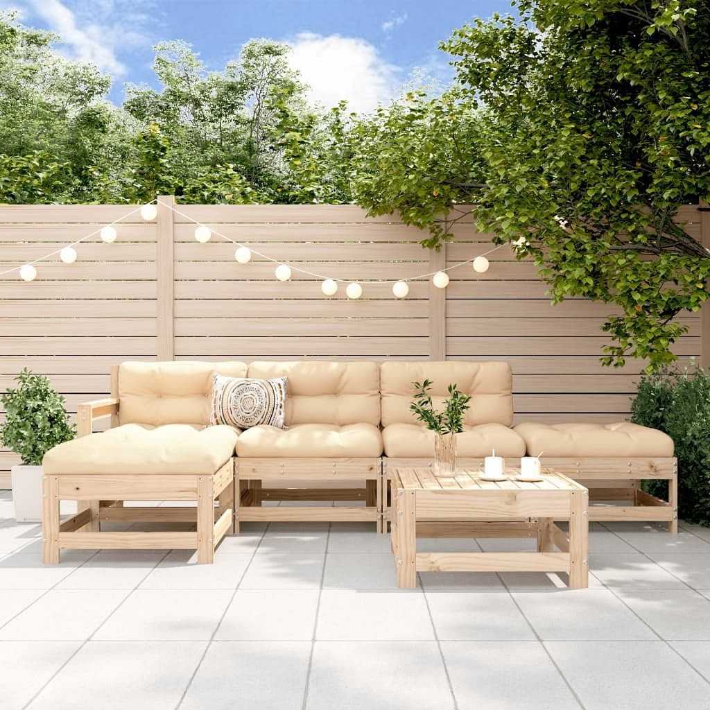 Garden lounge set modular garden lounge set rectangular farmhouse