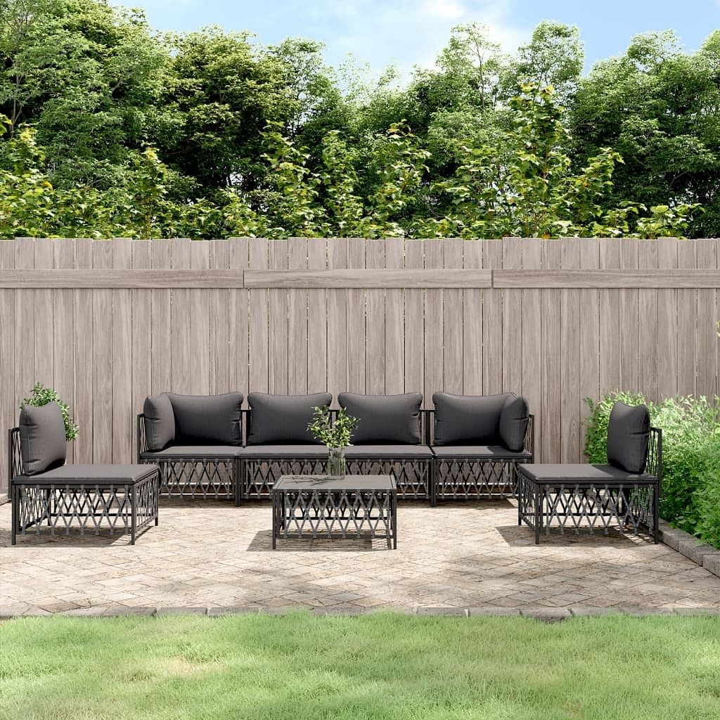 Garden lounge set anthracite, dark grey