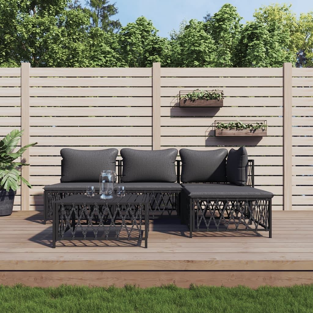 Garden lounge set anthracite