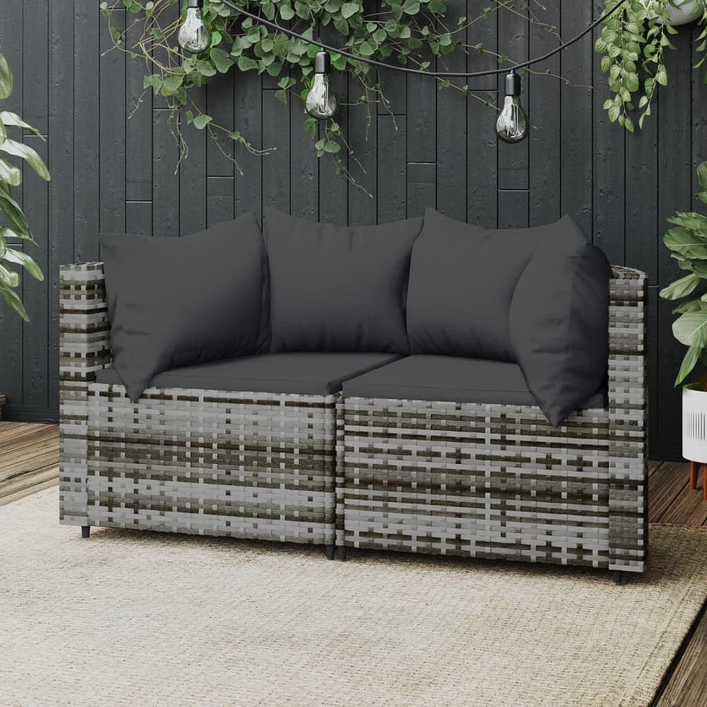 Patio corner sofa grey