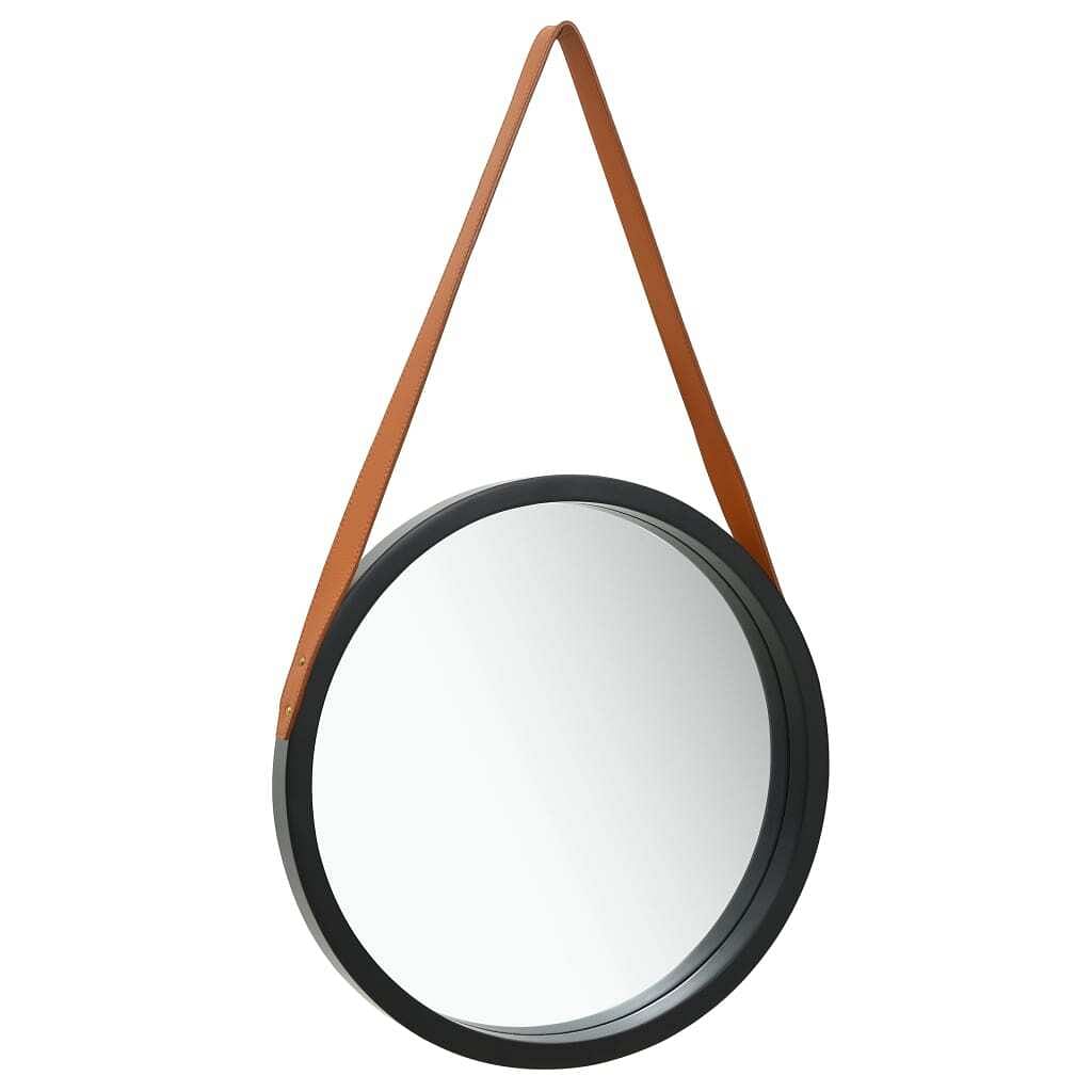 Wall mirror black and brown