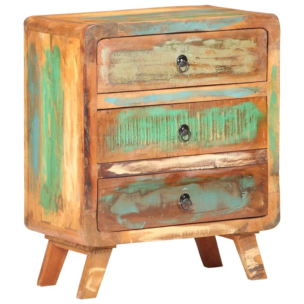 Sideboard 23.6"x13.8"x29.5" solid reclaimed wood
