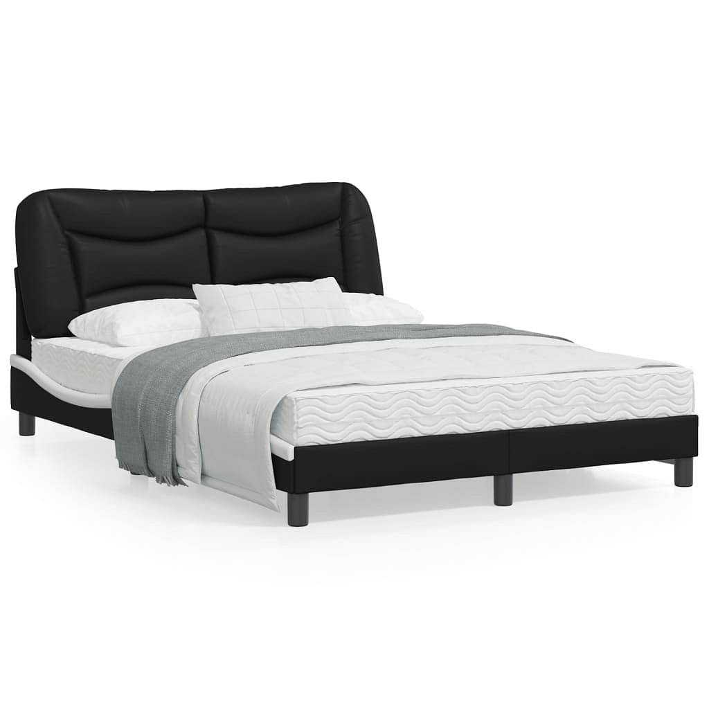 Bed frame black and white