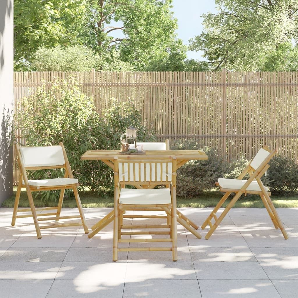 Bistro chair set of 4 cream white
