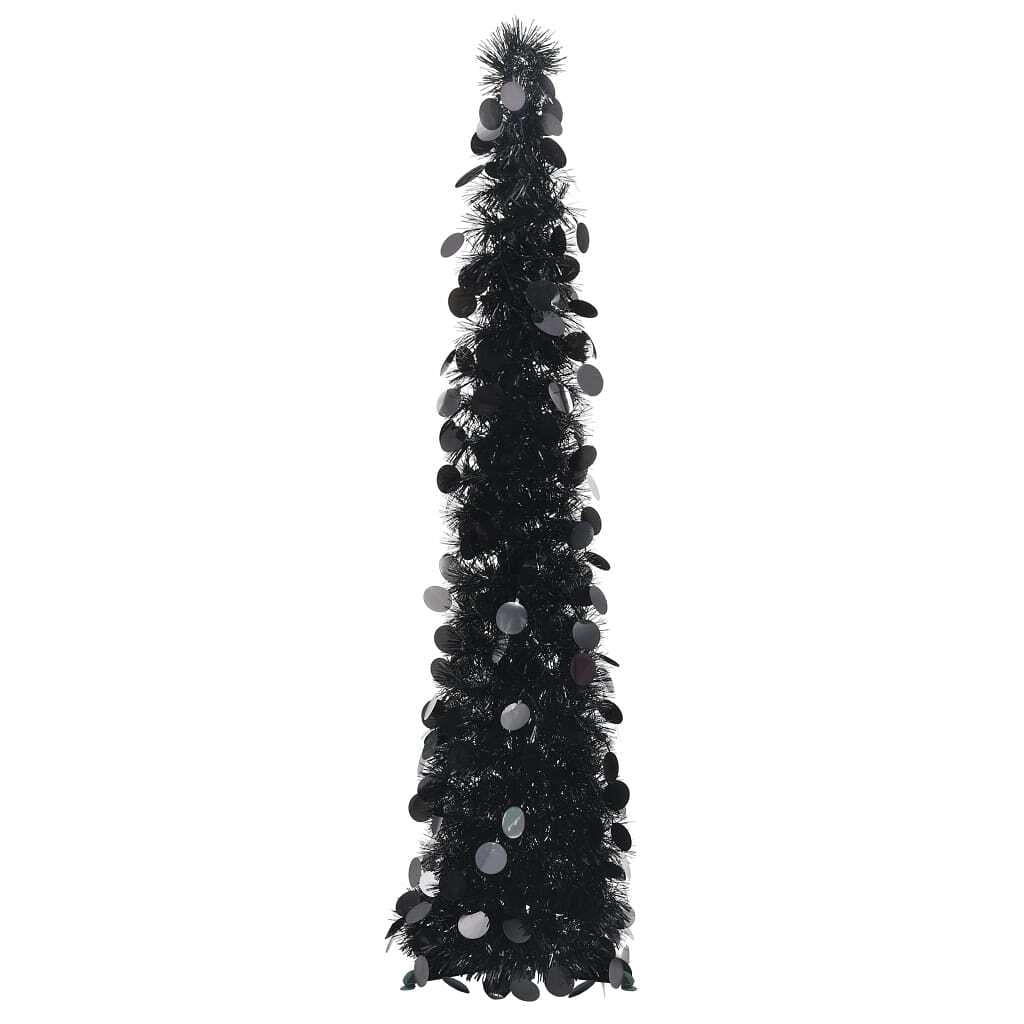 Pop-up christmas tree black pet medium collapsible