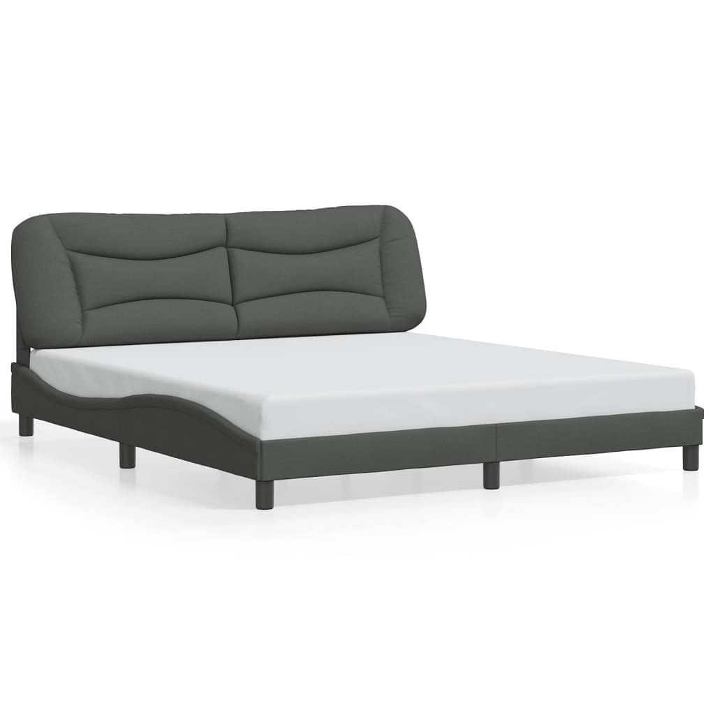 Bed frame dark gray