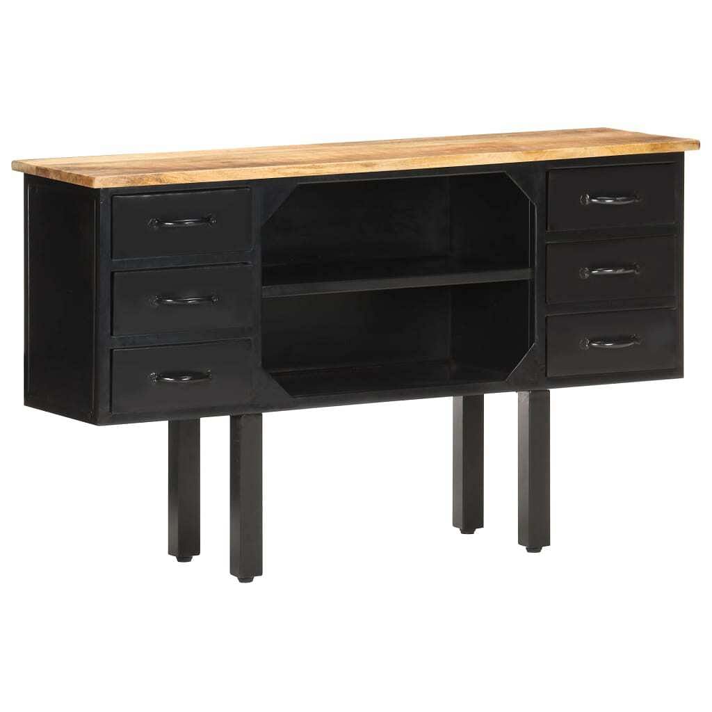 Sideboard rough mango wood solid rough mango wood medium