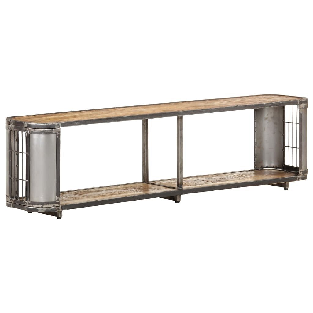 Tv cabinet natural wood and metallic (varied)
