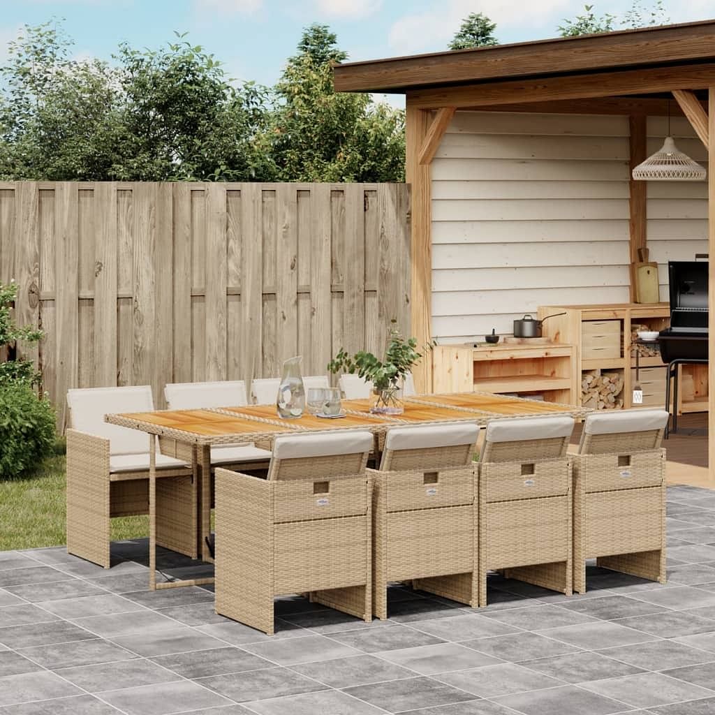 Patio dining set set of 8
