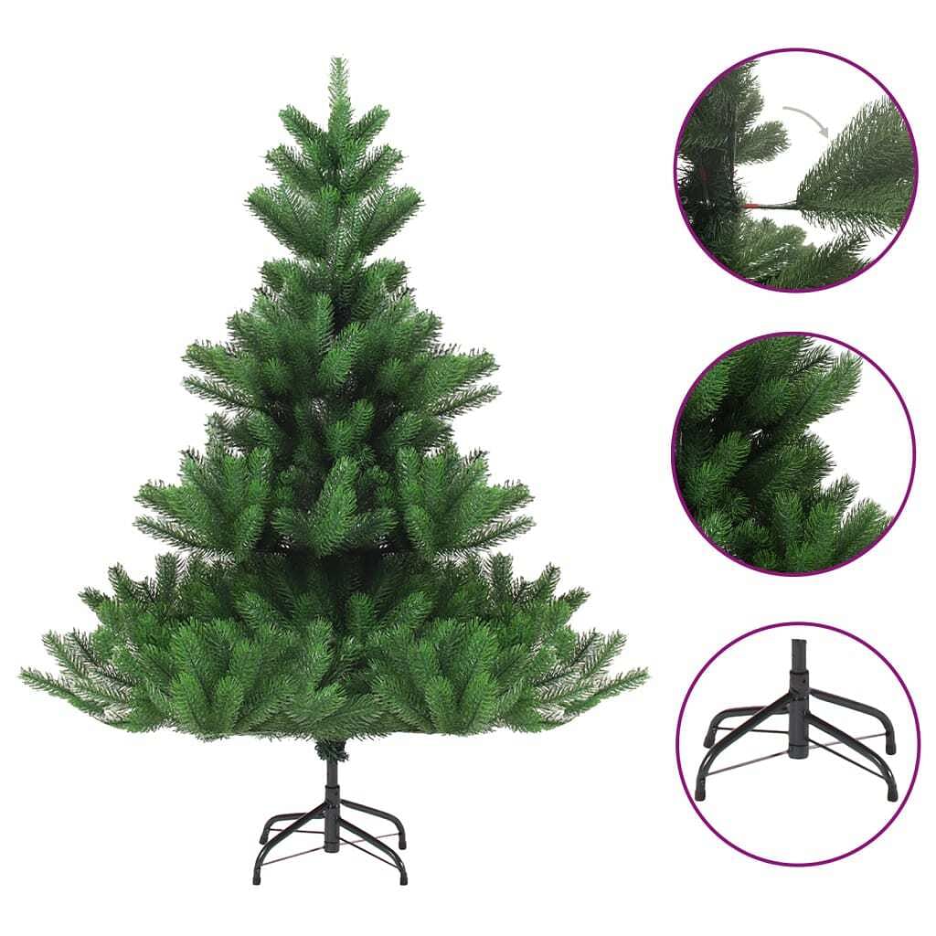 Fake christmas tree green polyethylene large