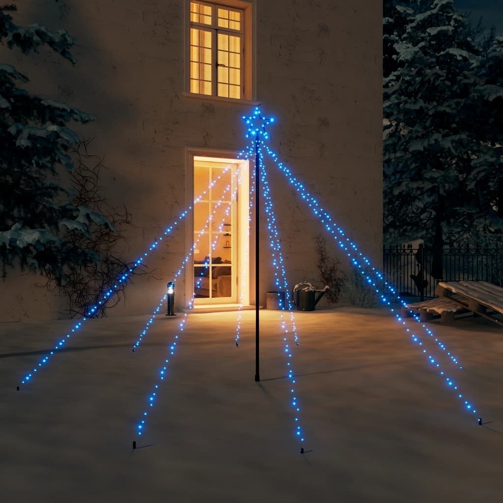 Led christmas tree blue plastic extra tall led christmas tree