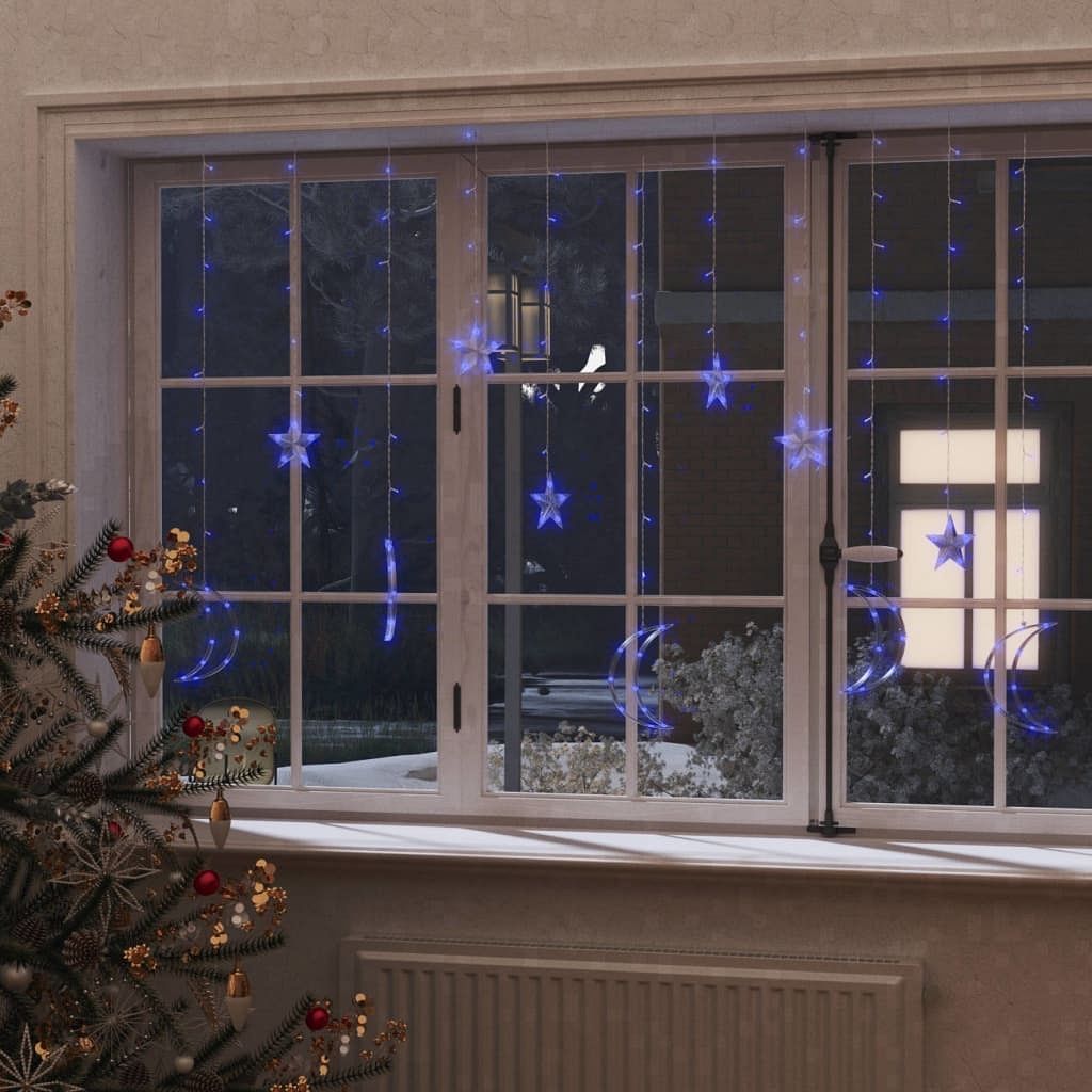 Fairy light blue plastic about 6.6 feet wide remote control