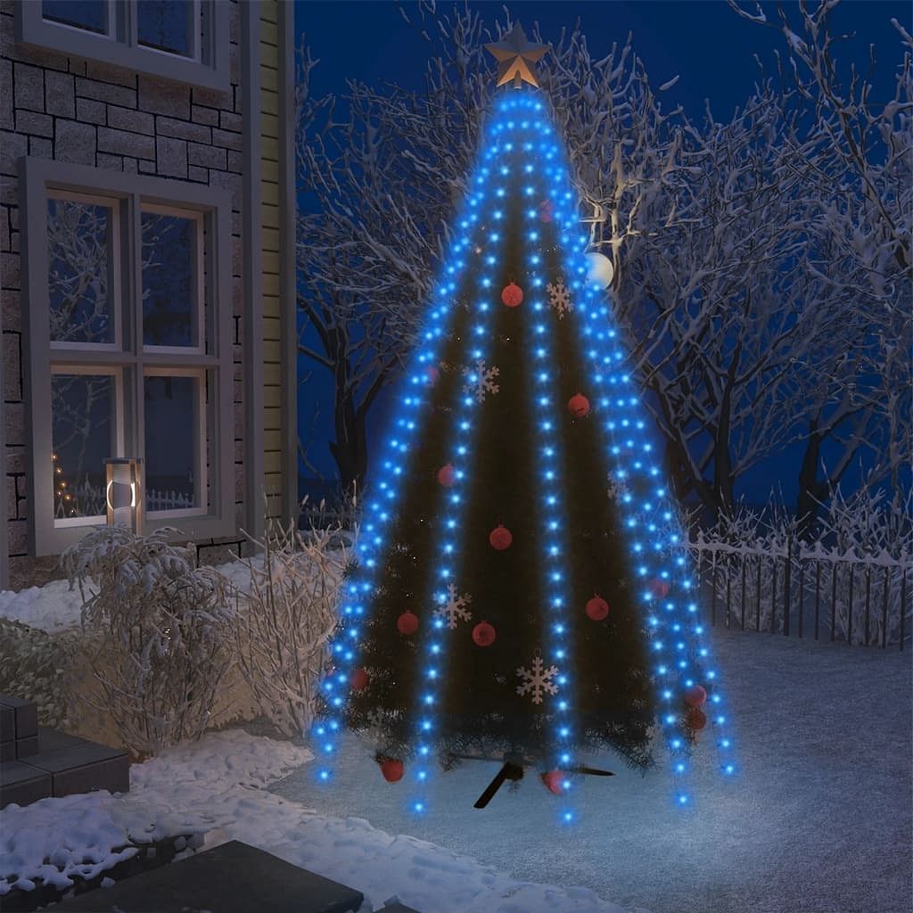 Tree light blue pvc 98.4 in water-resistant materials