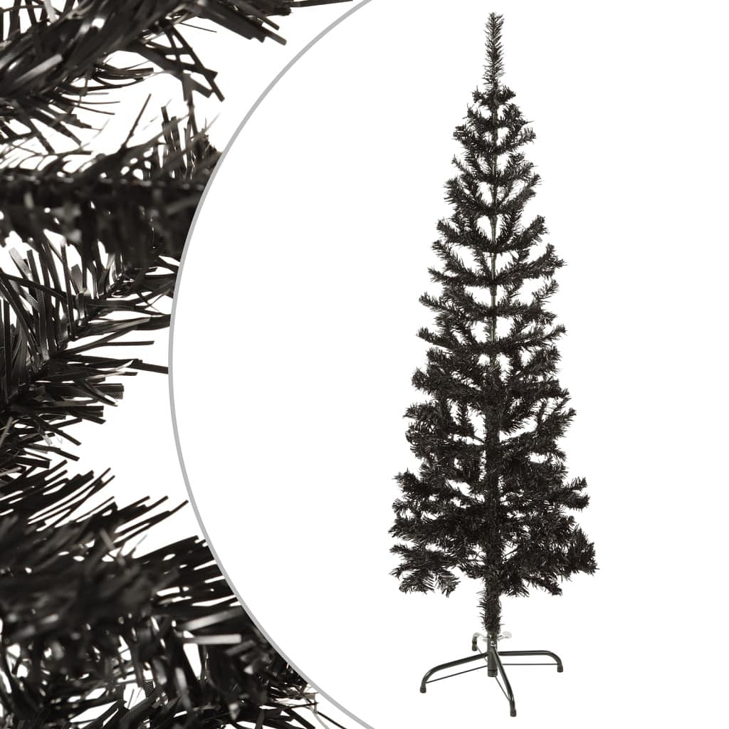 Christmas tree black pvc and steel slim adjustable armrests