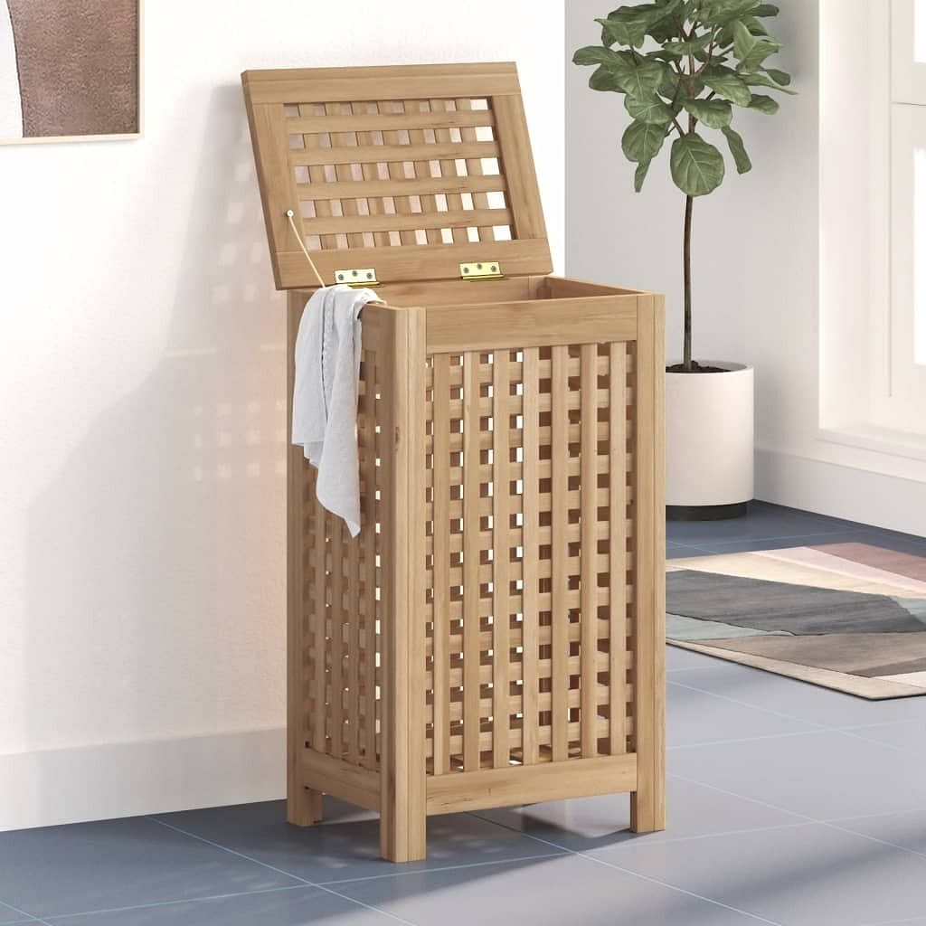 Wash bin 13.8"x9.8"x23.6" solid wood teak