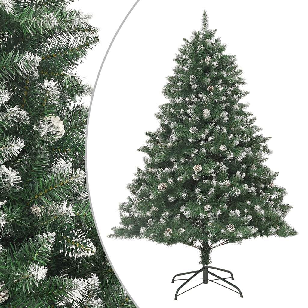 Christmas tree green & white pvc, steel 180 in tree foldable