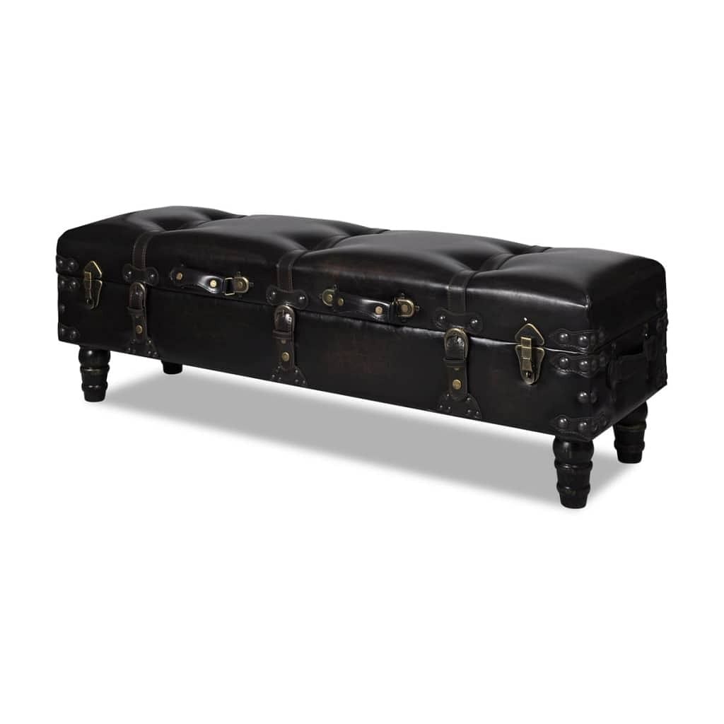 Storage bench dark brown