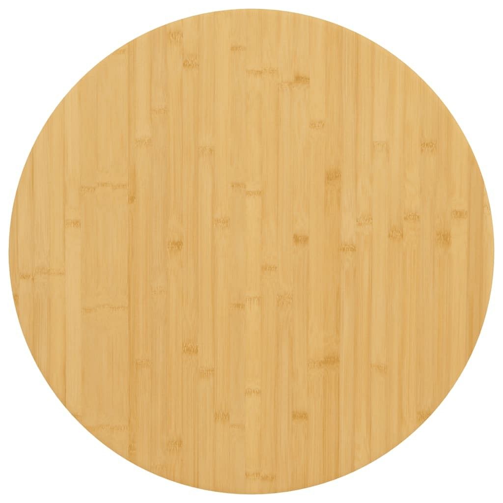 Table top natural bamboo bamboo diameter 23.6 in durable
