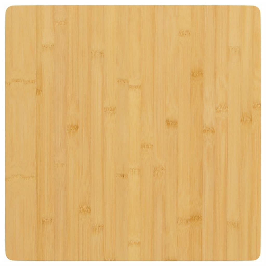 Table top bamboo bamboo with a varnish finish 16x16 in durable