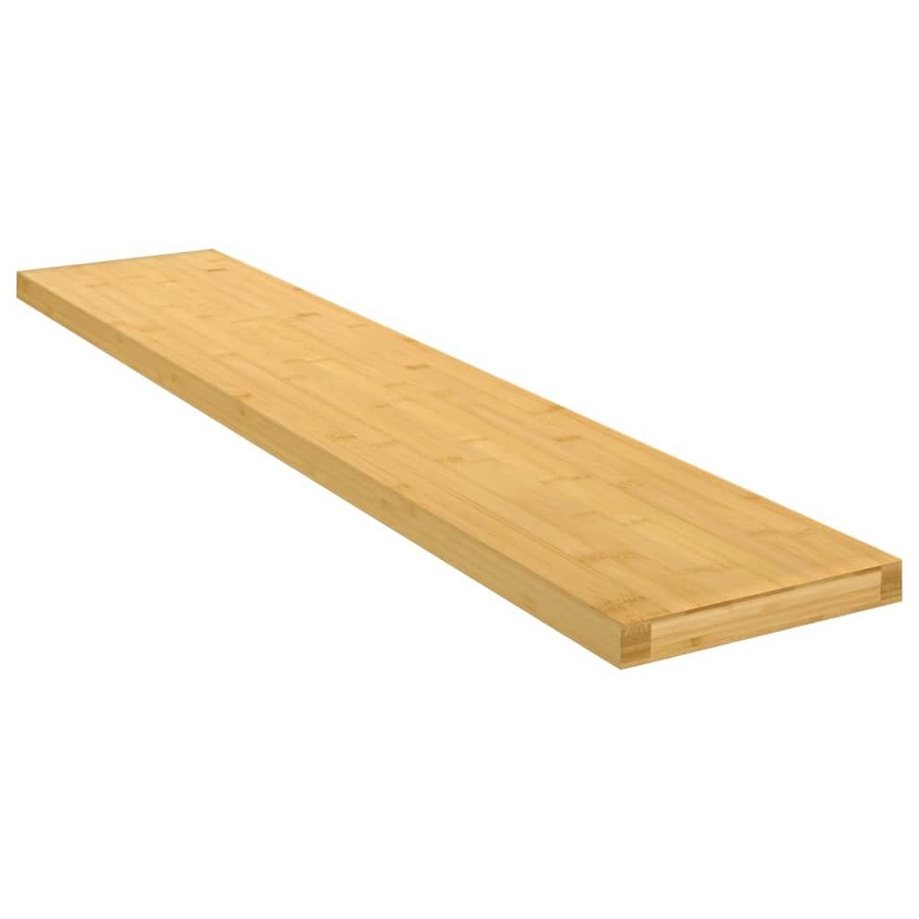 Wall shelf natural bamboo bamboo 39.4 in x 7.9 in