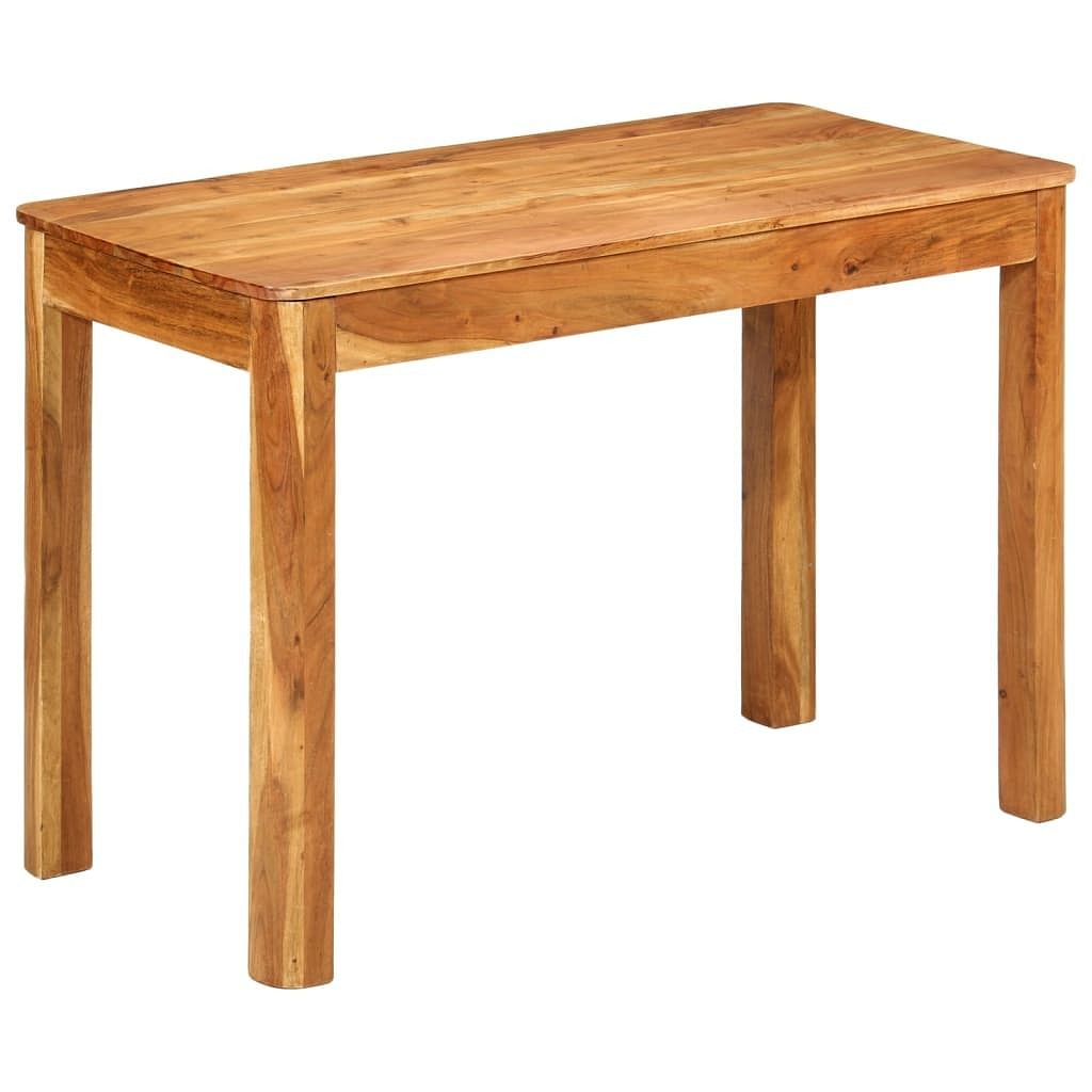 Dining table honey touch finish solid acacia wood medium durable