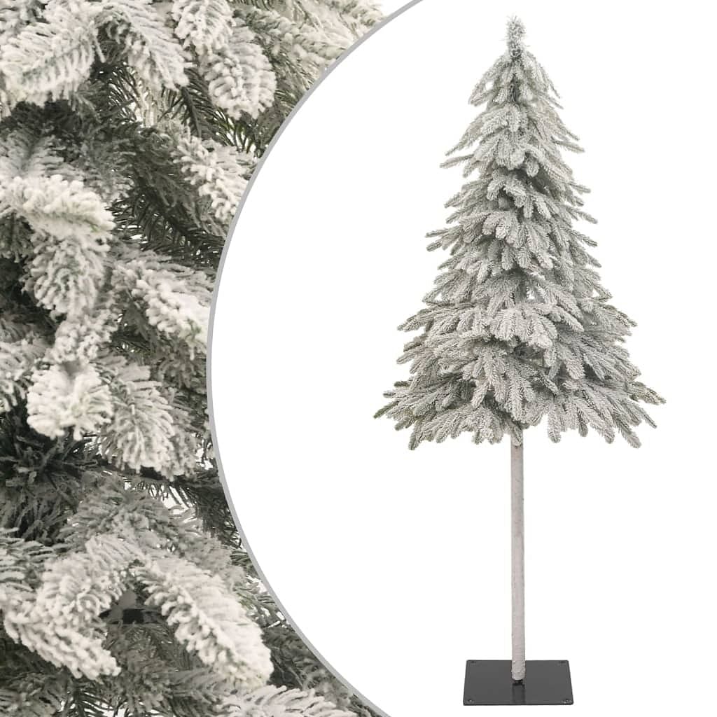 Artificial christmas tree white polyethylene 82.7 in tall