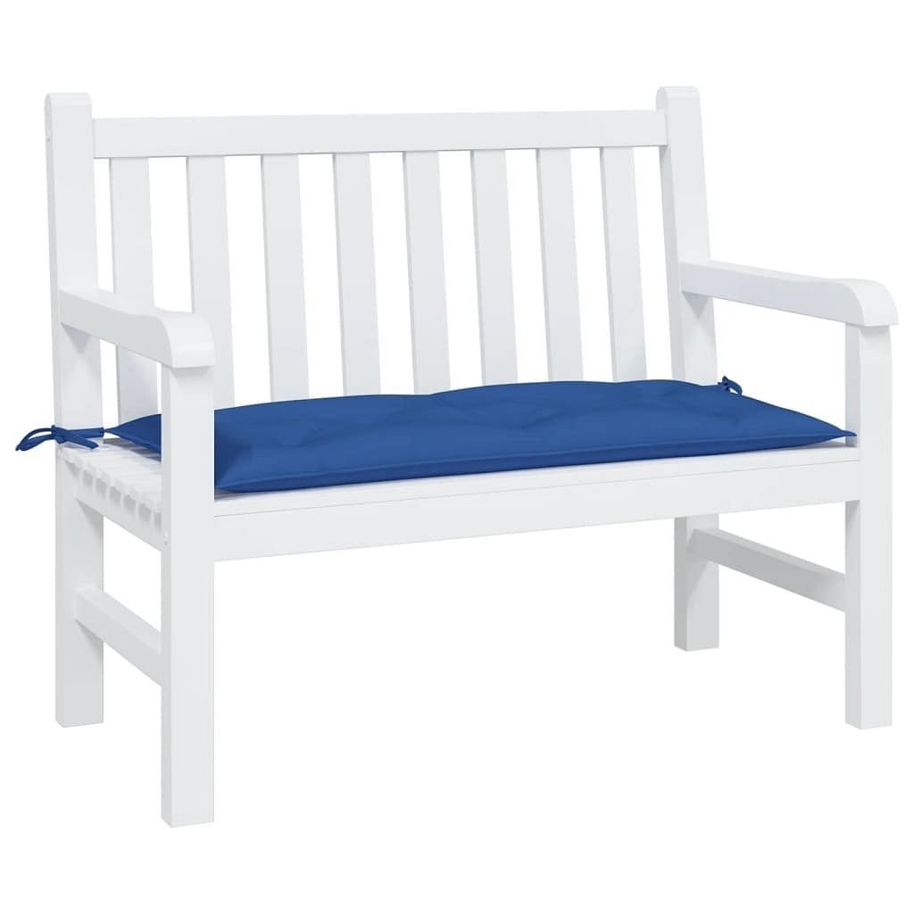 Garden bench cushion blue oxford fabric (100% polyester)