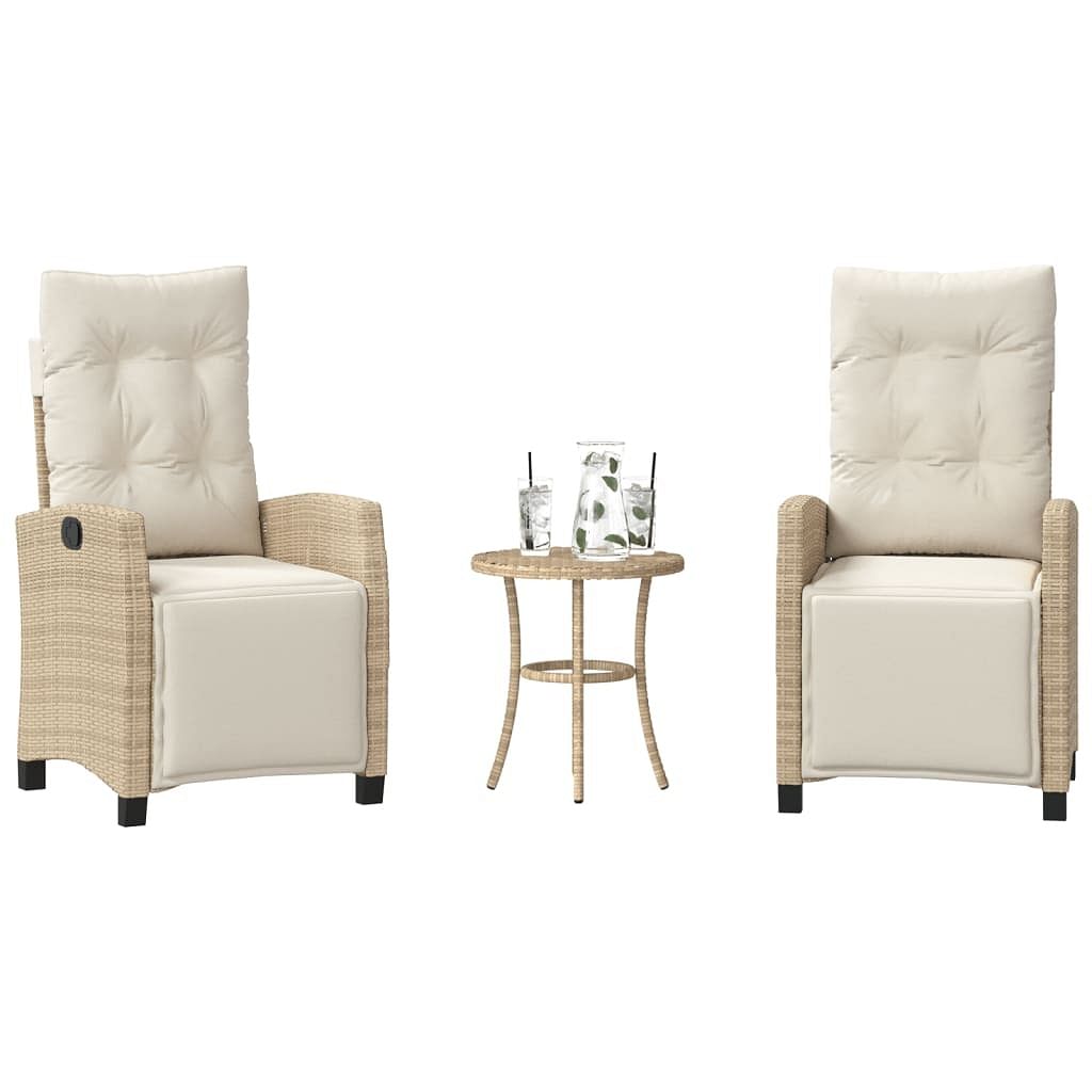 Bistro set beige, cream white