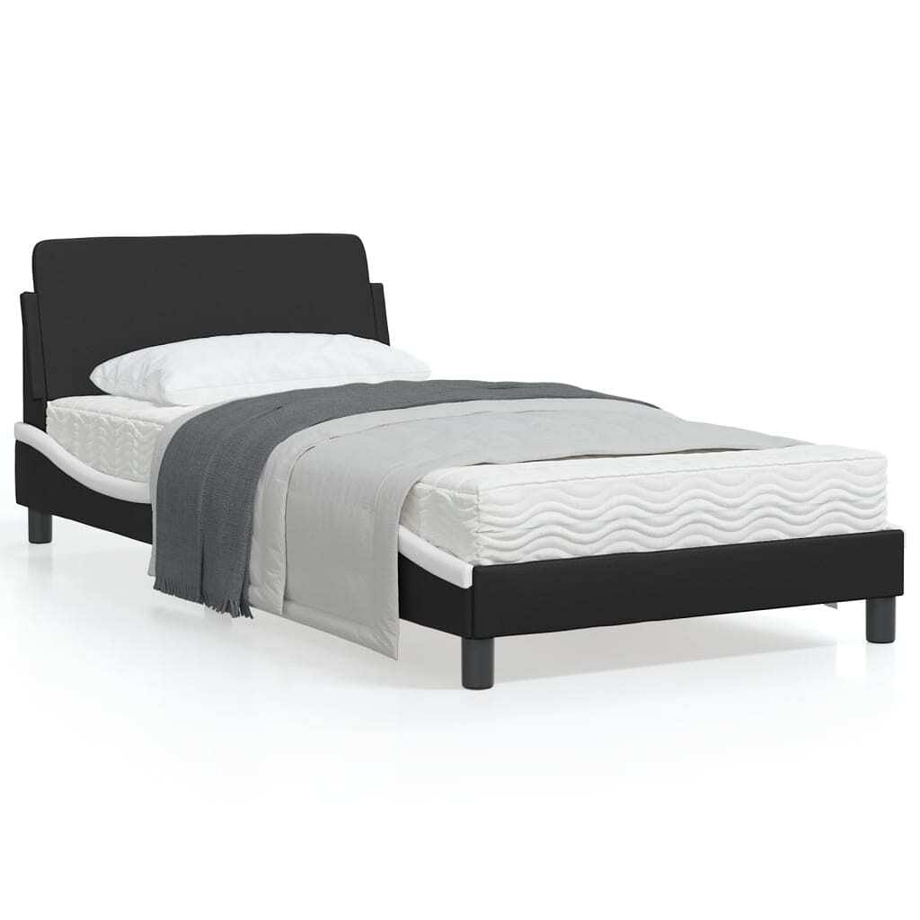 Bed frame black and white