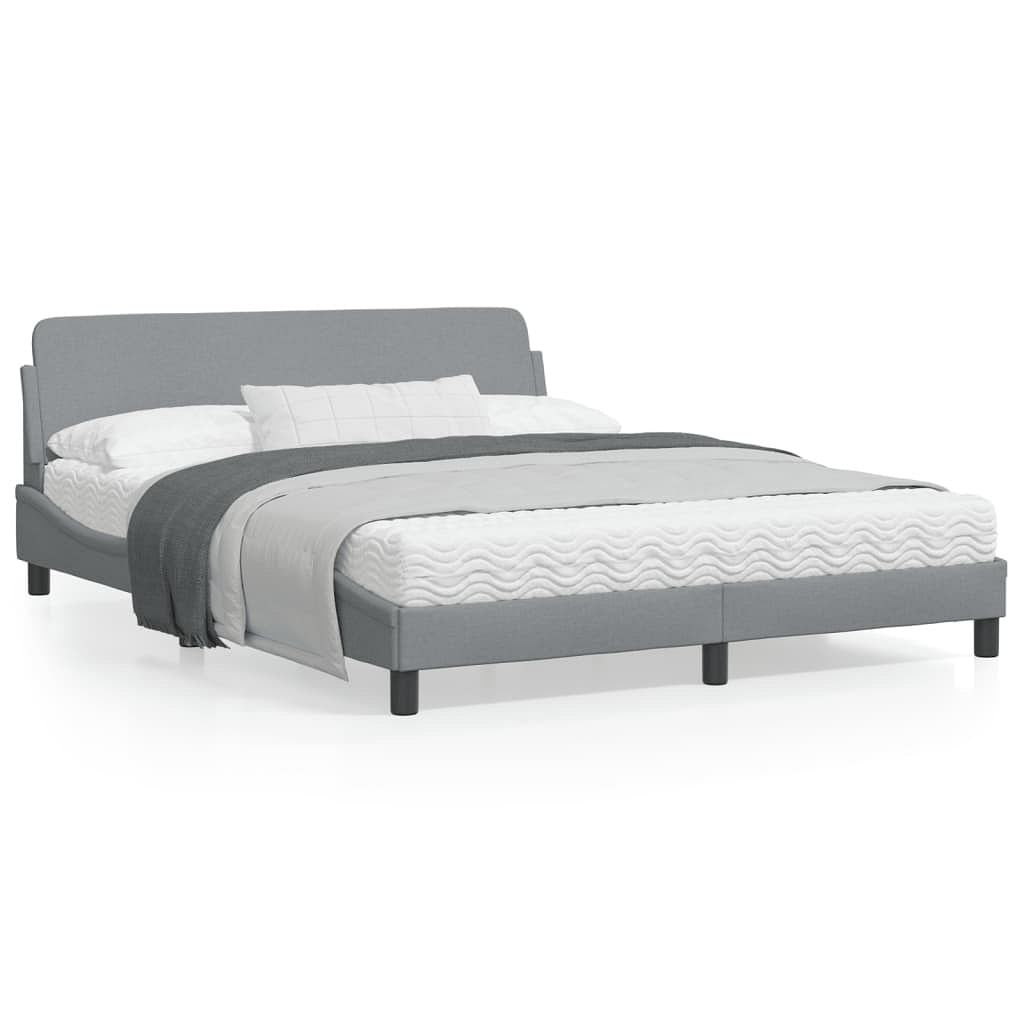 Bed frame light grey