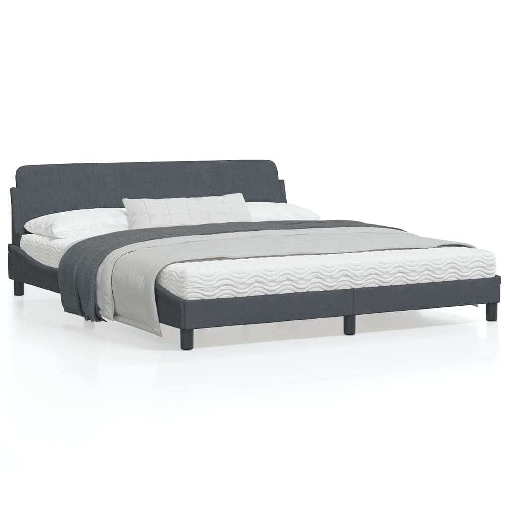 Bed frame dark grey