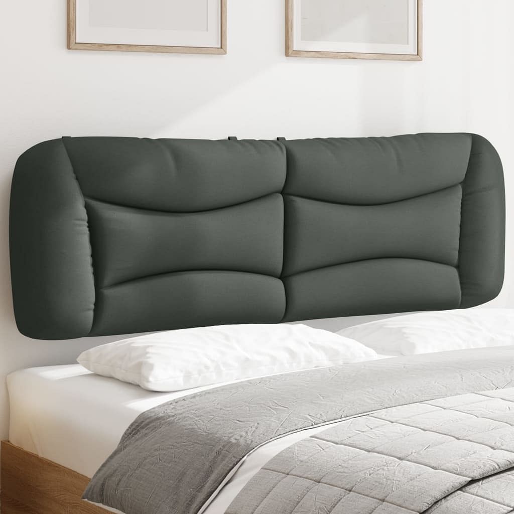 Headboard cushion dark grey 100% polyester queen