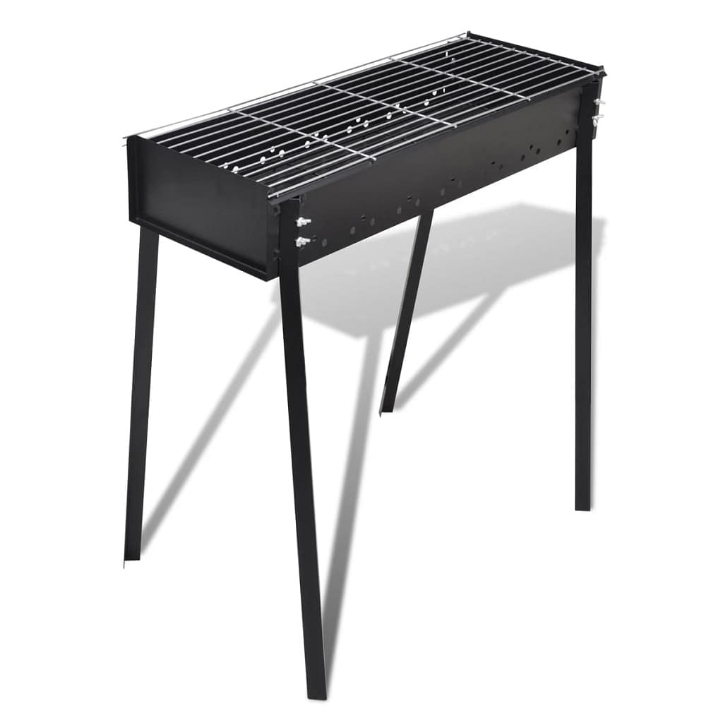 Bbq stand charcoal barbecue square 30" x 11"