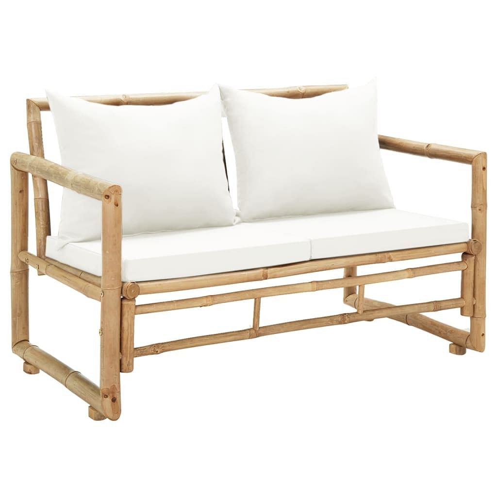 Bench sofa natural bamboo bamboo standard durable outdoor bench
