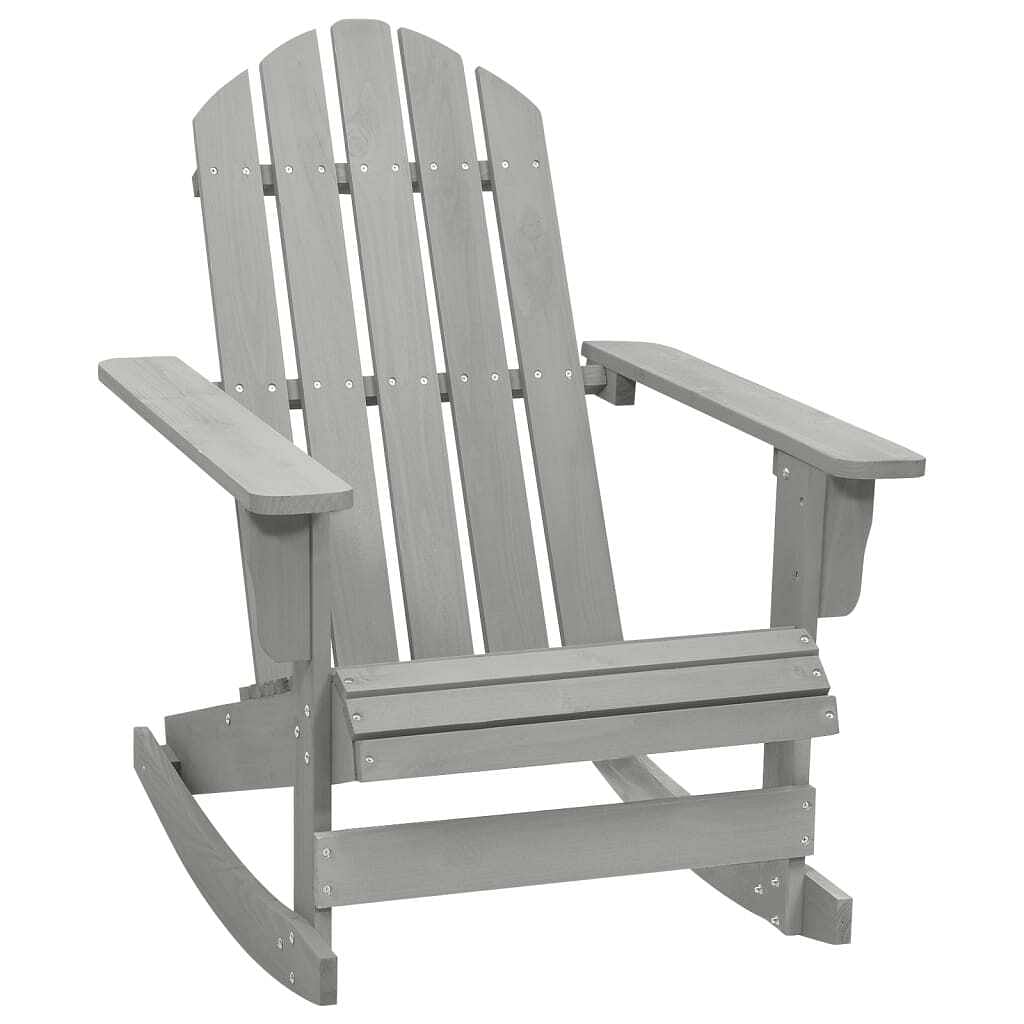 Garden rocking chair grey hardwood standard durable