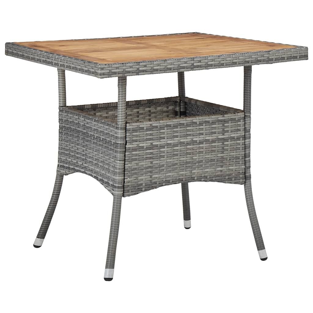 Dining table grey and brown