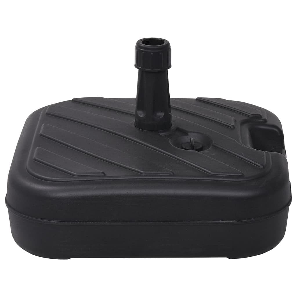 Umbrella base black hdpe medium umbrella base rectangular