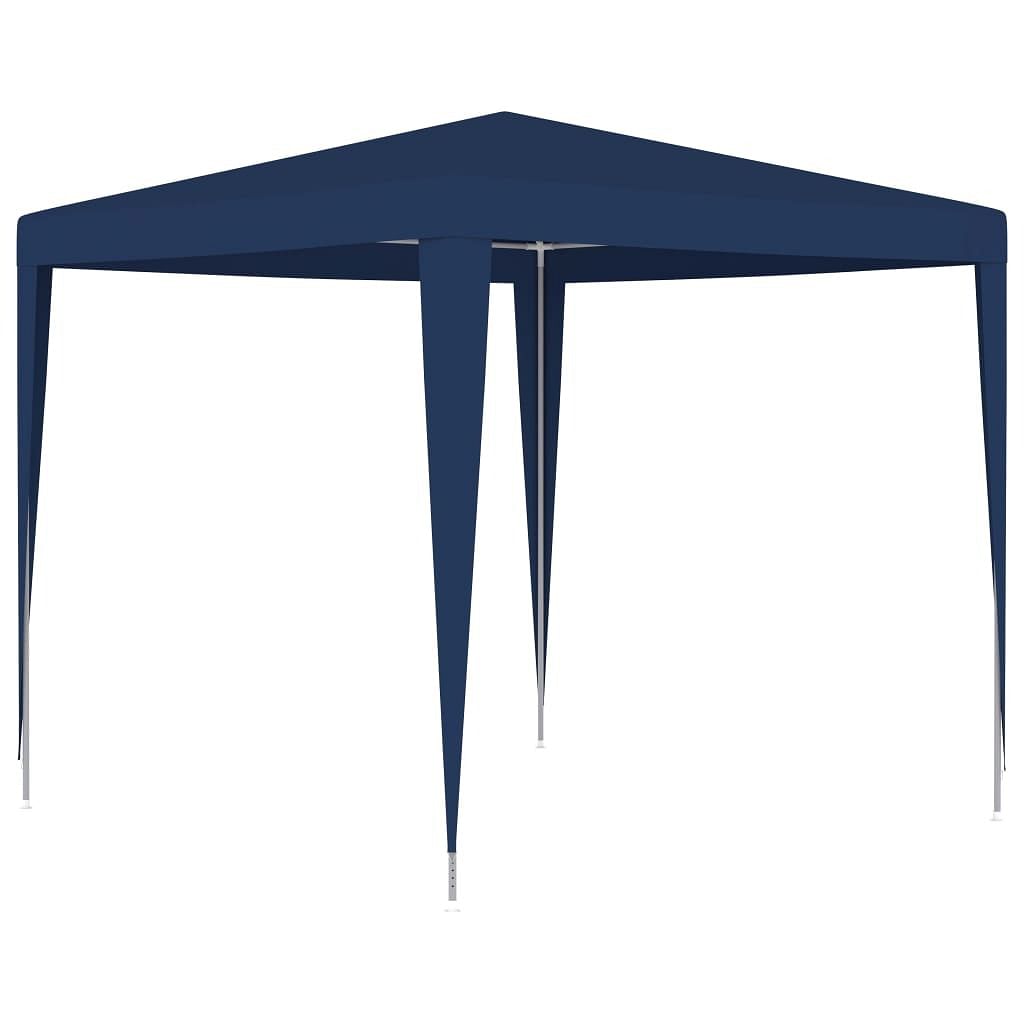 Party tent blue polyethylene, iron large uv-resistant materials