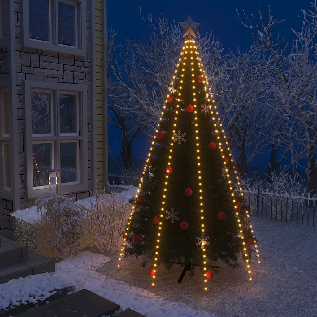 Tree light dark green pvc large waterproof materials tree light