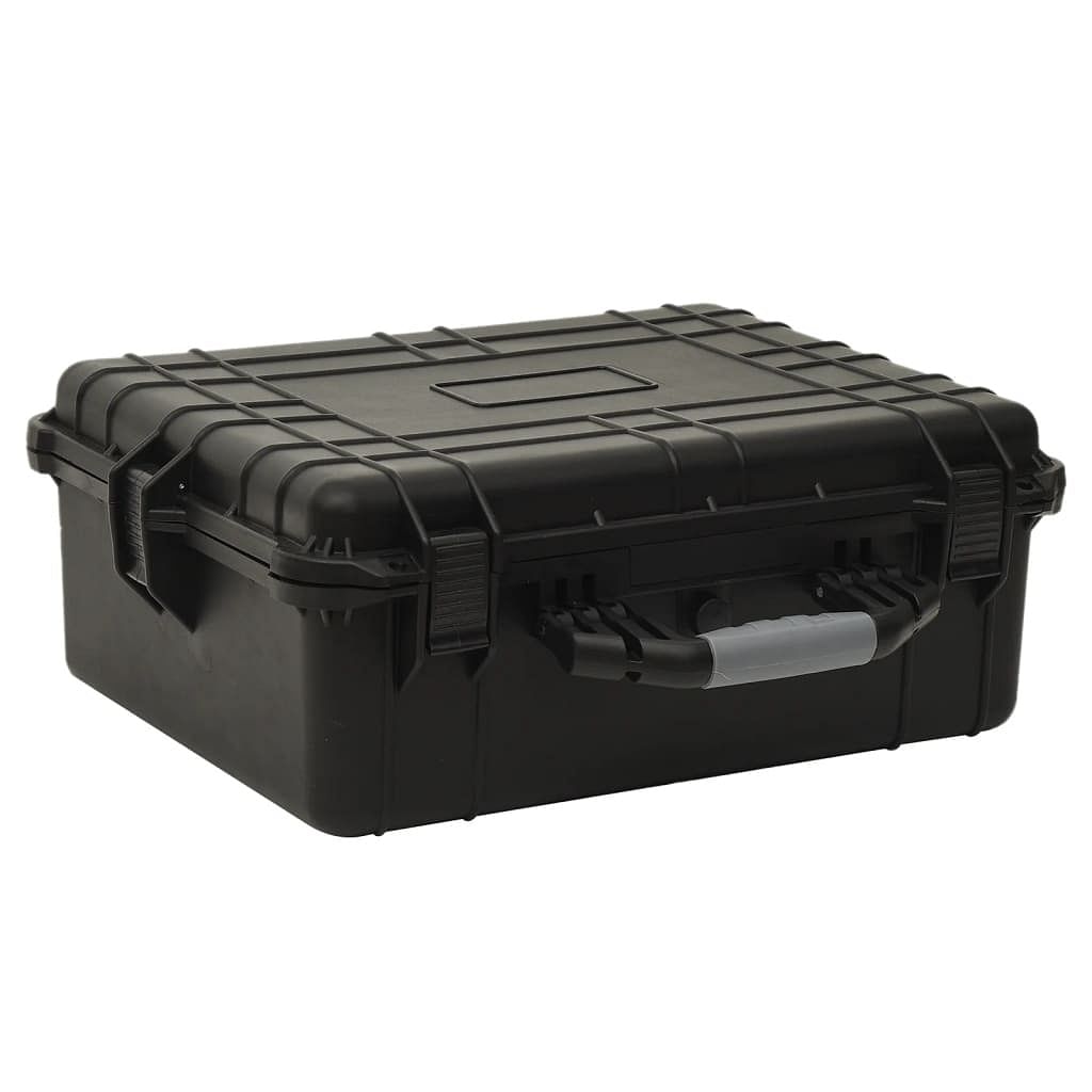 Portable flight case black 21.7"x16.9"x8.3" pp