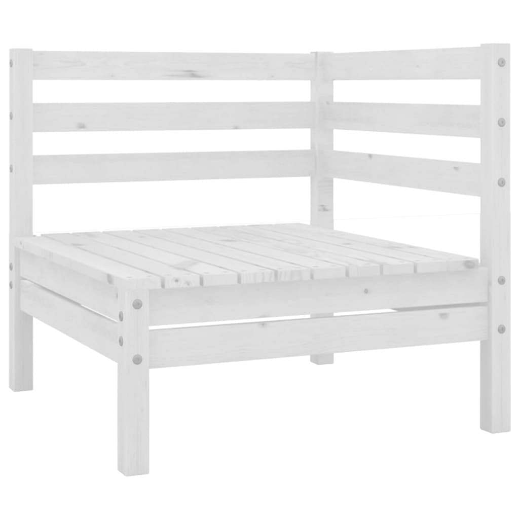 Corner sofa white solid pine wood standard modular corner sofa