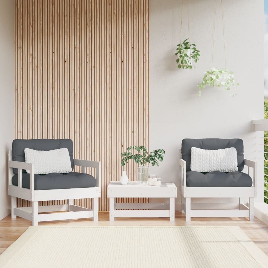 Garden chair white, anthracite