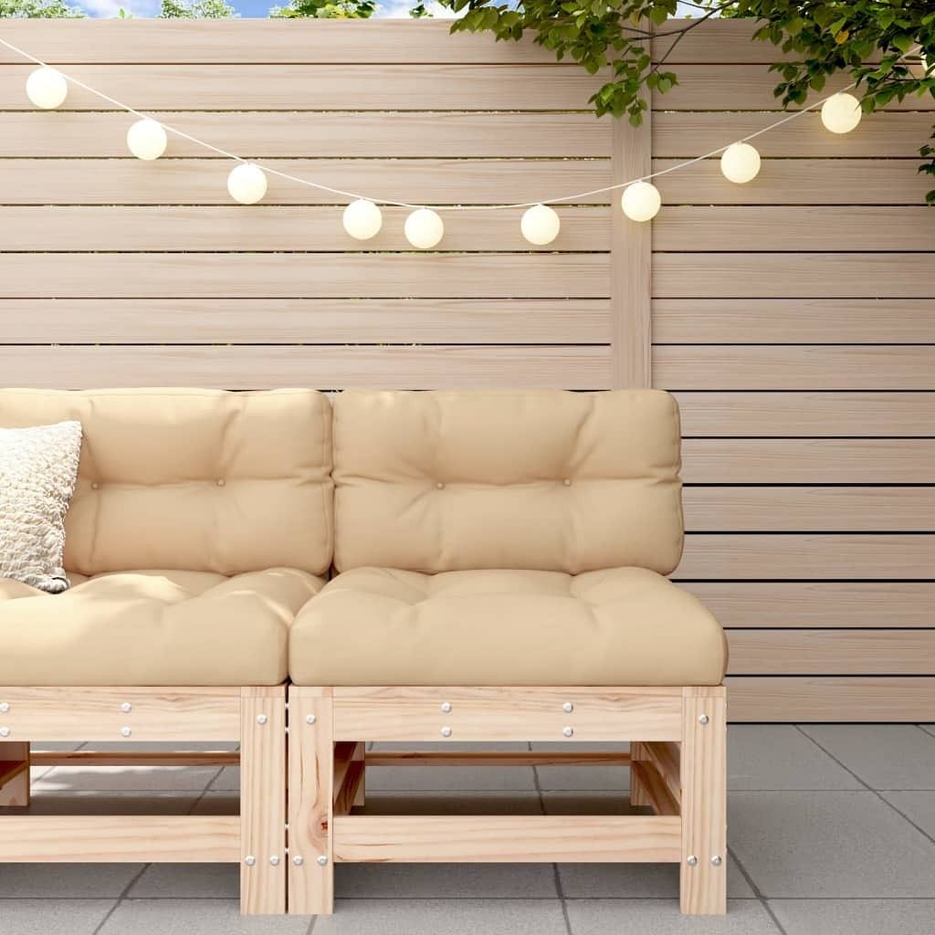 Middle sofa pine wood solid pine wood medium modular