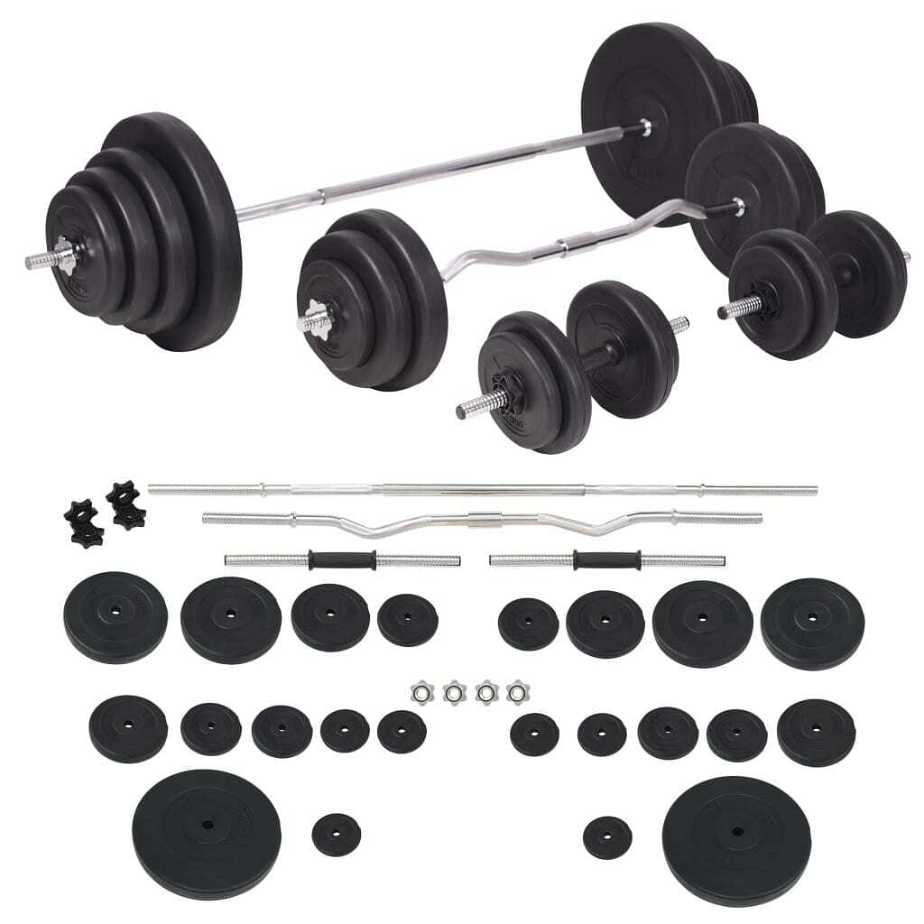 Barbell and dumbbell set 264.6 lb