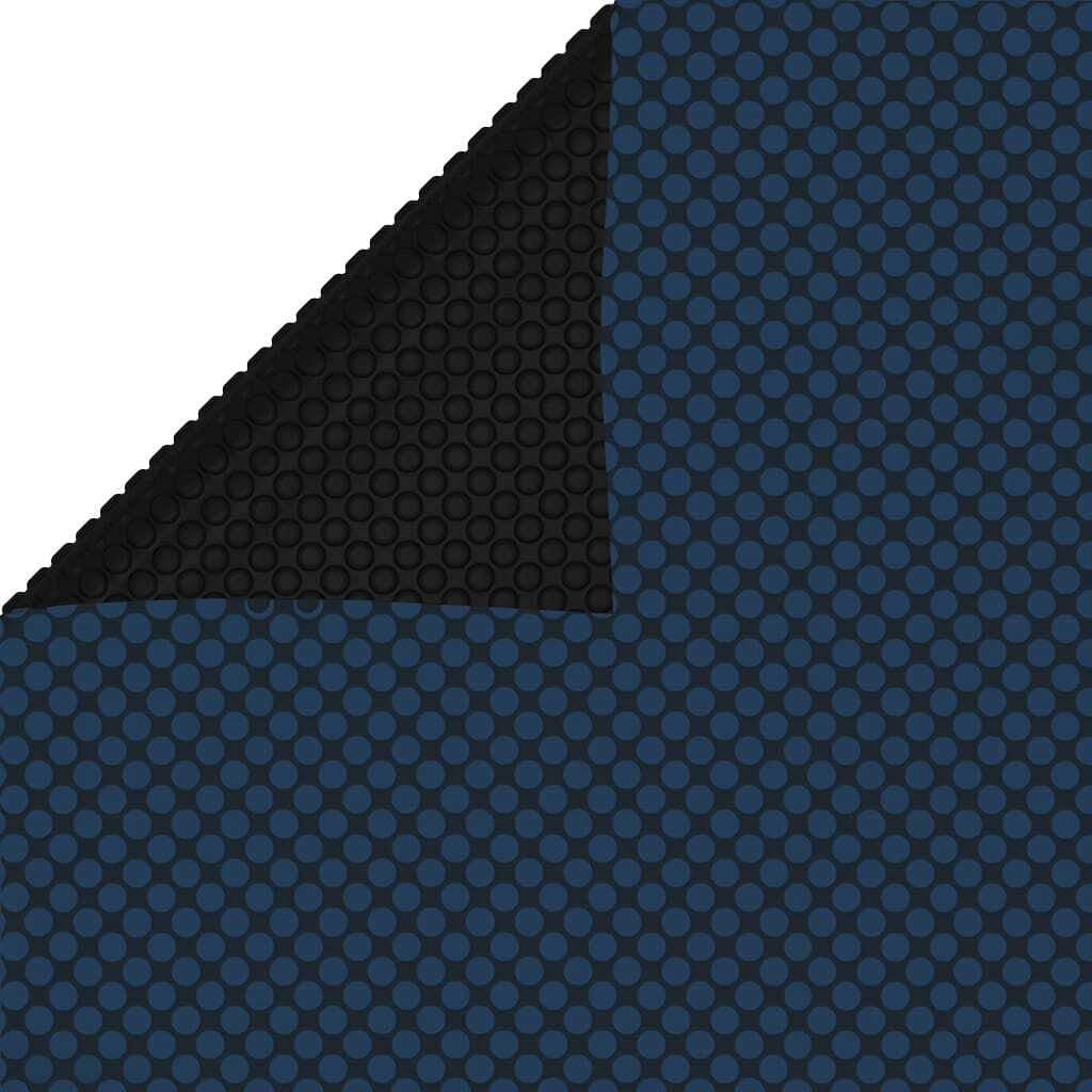 Pool cover black and blue polyethylene 118.1 in x 78.7 in