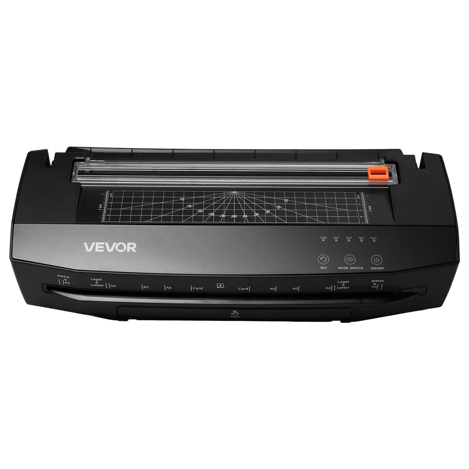 Laminator machine, cold and hot lamination for max a3 paper size, 1 min quick warm portable laminator, 3-10 mil thickness, ideal for home, office, business, or school supplies, black