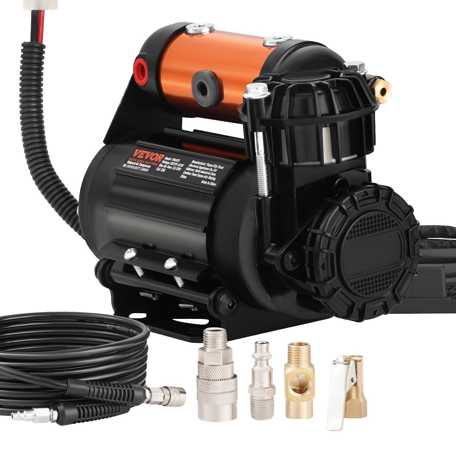 Vevor onboard air compressor kit 150psi offroad air compressor portable tire inflator heavy duty 3.5cfm air pump for jeep suv 4x4 vehicle compatibility with air tools, air horns, lockers