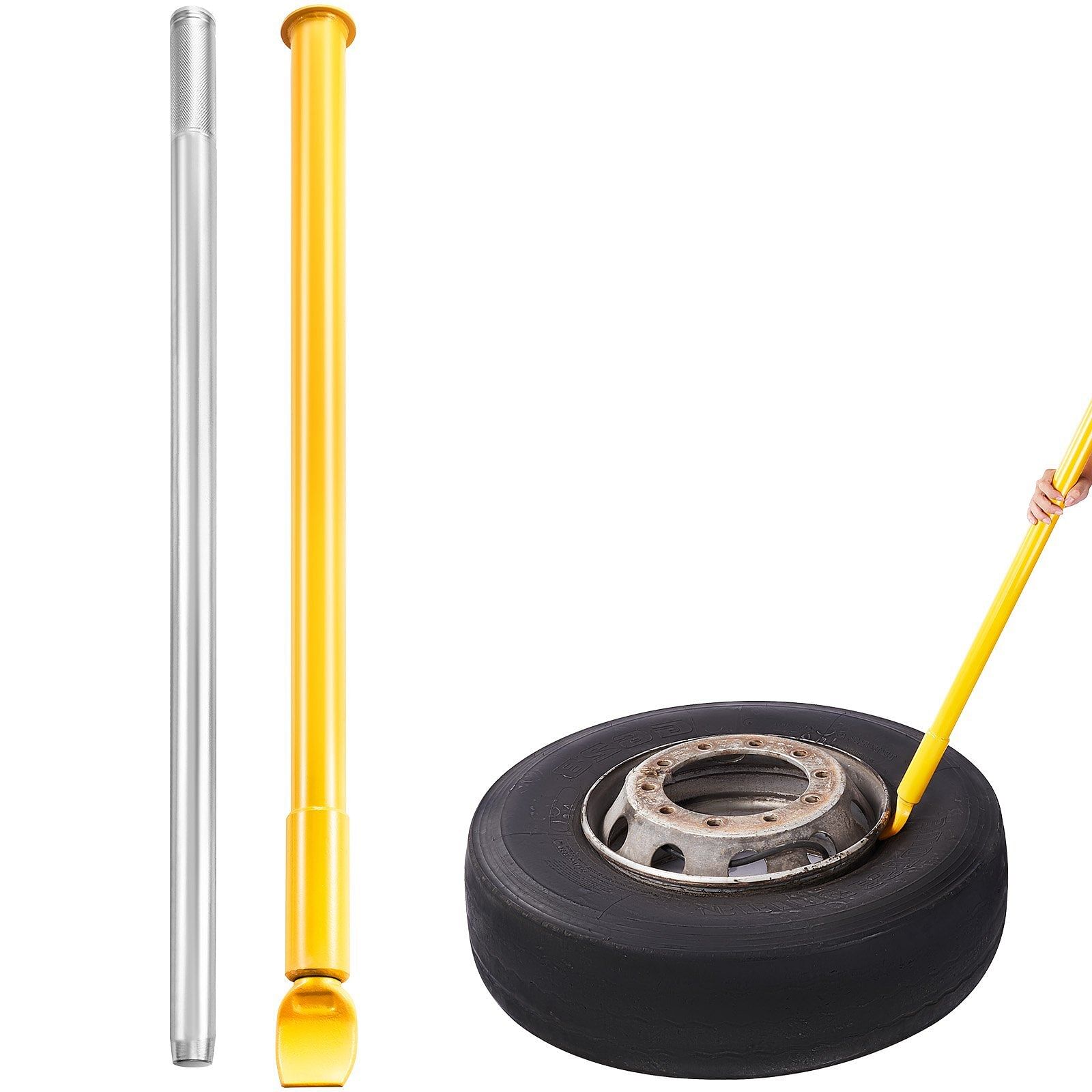 Vevor tire bead breaker slide hammer, 46.3" length heavy duty steel tire bead breaker, portable tire changing sliding impact for car truck trailer tire removal